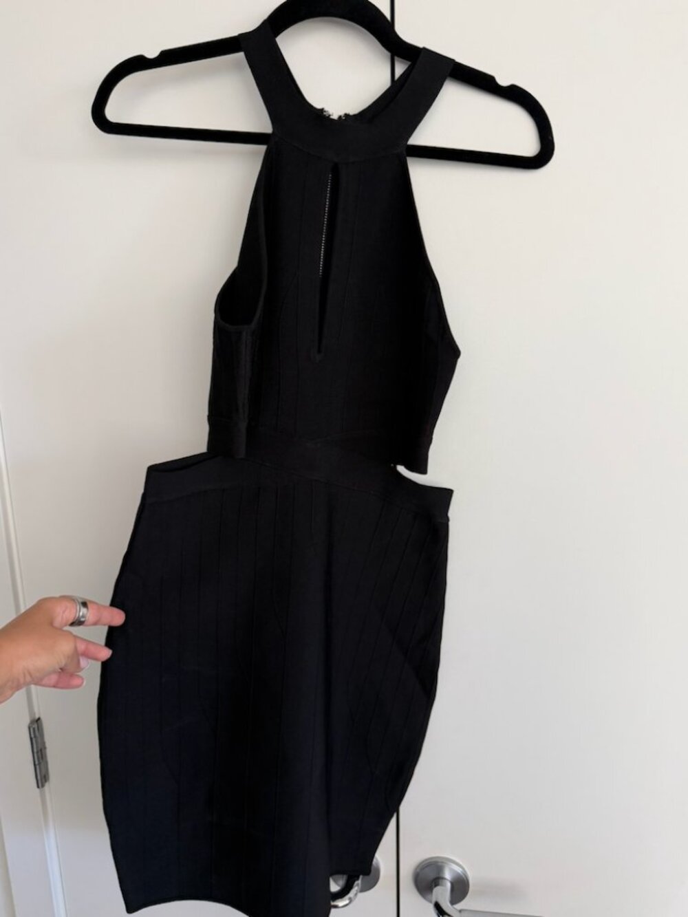 Guess Black Bandage Mini Dress Medium